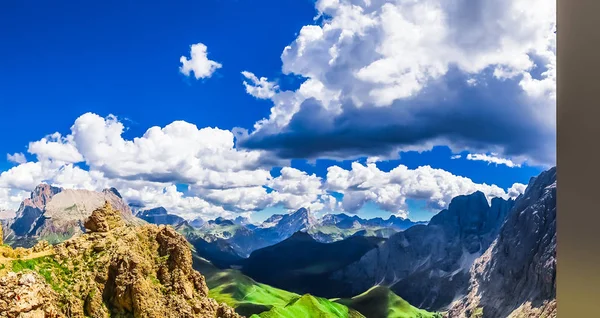 Kijk Marmolada Berg Alpen Van Zuid Tirol — Stockfoto