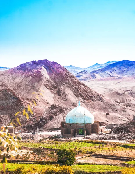 View Mosque Abonded Village Kharanaq Iran — Stock Photo, Image