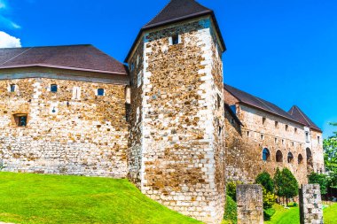 Duvarlar Ljubljana Kalesi ortaçağ - Slovenya