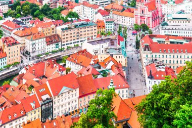 Hava kenti Ljubljana Ljubljana Castle - Slovenya