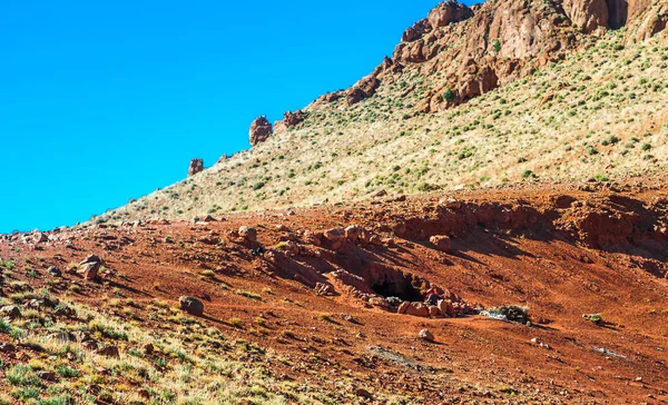 Vista Cueva Nómada Junto Gorges Dades Marruecos —  Fotos de Stock