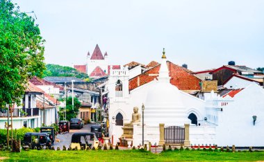 Cityscape eski sömürge şehrin Galle, Sri Lanka