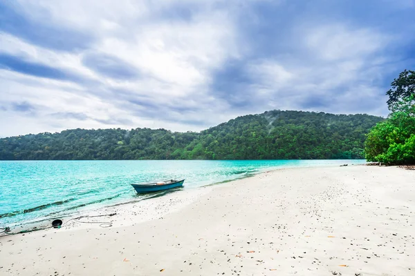 View on tropical beach in national park natural Utria next to Nuqui, Colombia — Stock Photo, Image