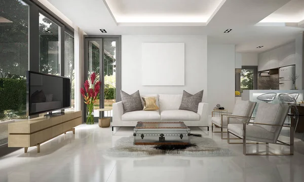 Minimal oturma odası iç tasarım iç tasarımı 
