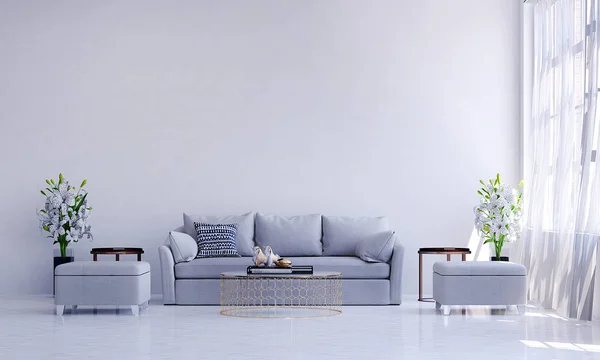 Moderno Minimalista Luxo Sala Estar Design Interiores Parede Textura Fundo — Fotografia de Stock
