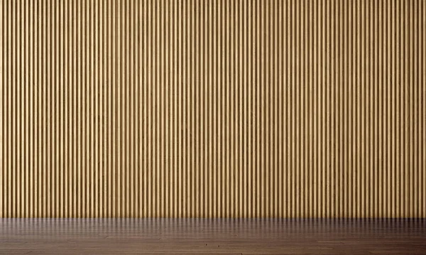 Modern Tropical Interior Design Studio Living Room Wood Wall Background — Stock Photo, Image