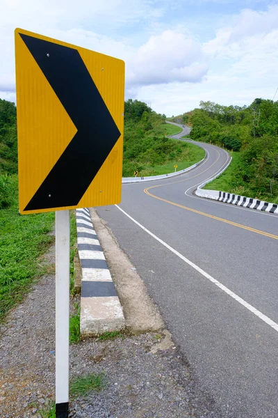 Beautiful Road Mountain Thailand — Stock Photo, Image