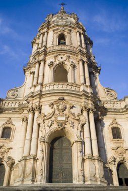 Modica, Sicilya İtalya katedral cephe