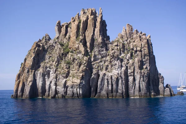 Προβολή Μπαζιλούτσο Στα Αιολικά Νησιά Της Σικελίας Στην Ιταλία — Φωτογραφία Αρχείου