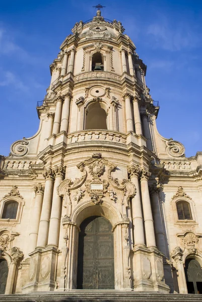 Fachada Catedral Modica Sicília Itália — Fotografia de Stock