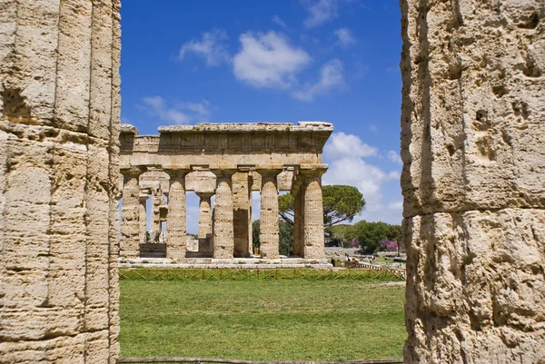 Tempio di Nettuno, Paestum — Foto Stock