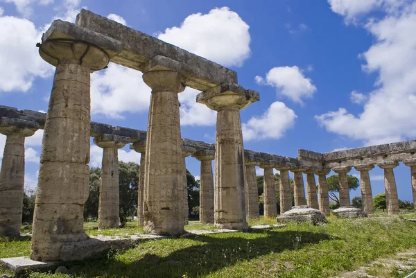 Tempio di Era, Paestum — Foto Stock