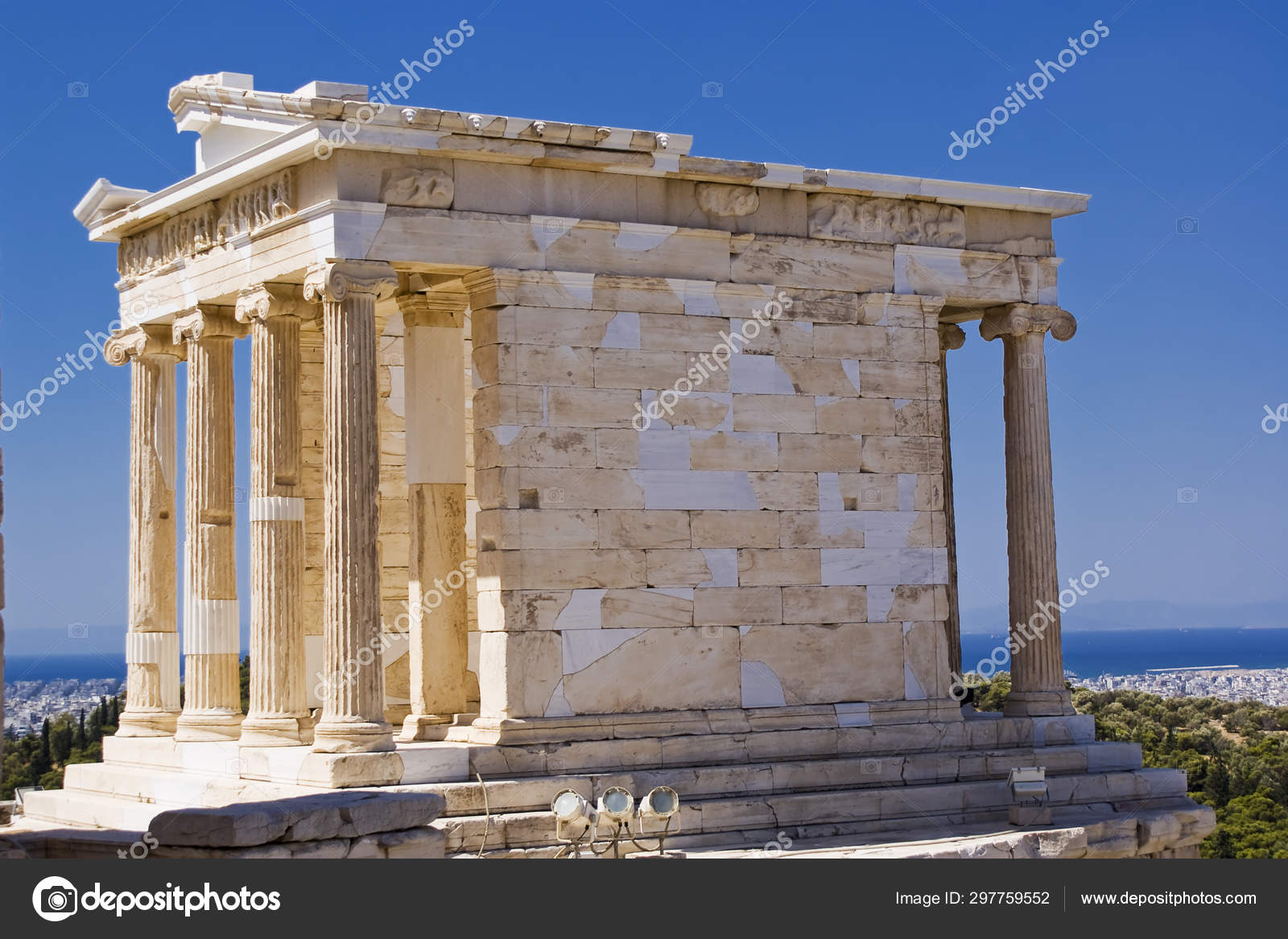 of Athena Acropolis of Athens Stock Photo by 297759552
