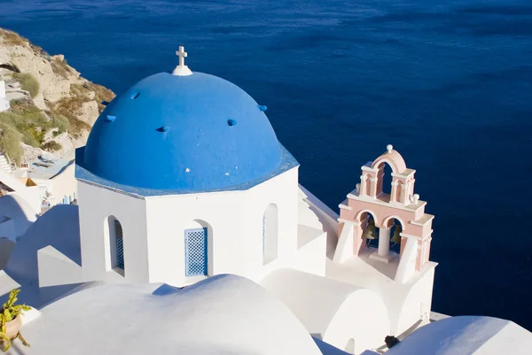 Paysage typique de Santorin, Grèce — Photo