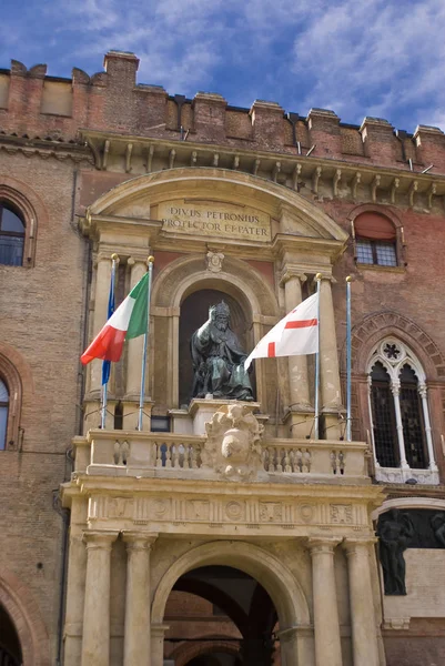 Palácio de Accursio, Bolonha — Fotografia de Stock