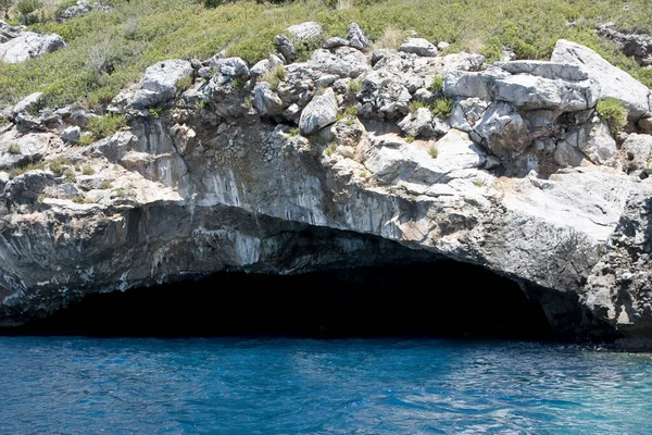 Calabria Talya Daki Dino Adası Ndaki Mavi Mağara Manzarası — Stok fotoğraf