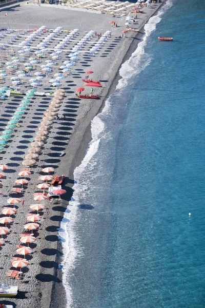 View Equipped Beach Italy — Stock Photo, Image