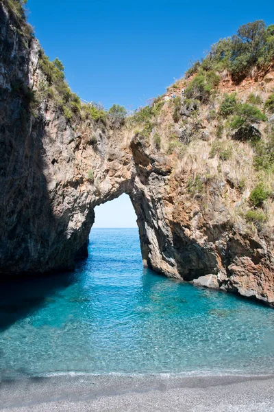 Strand Von Arcomagno Kalabrien Italien — Stockfoto