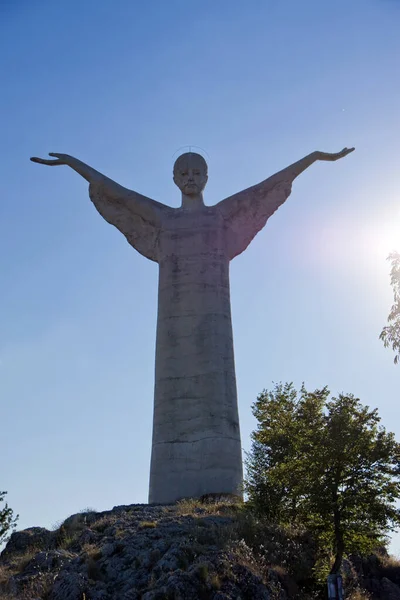 Statue Jesus Christ Maratea Basilicata Italy — Stock Photo, Image