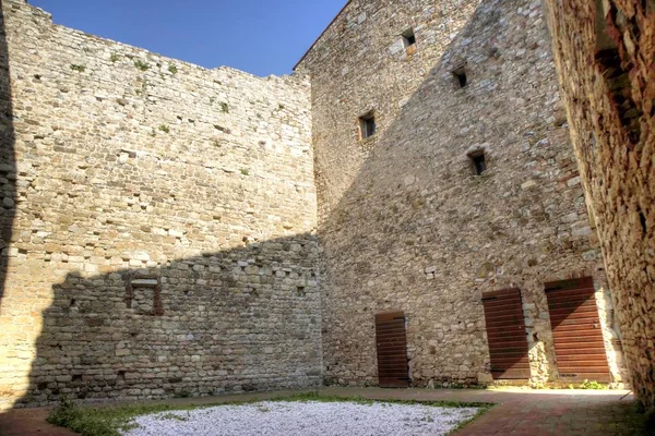 View Ancient Rocca Aldobrendesca Suvereto Tuscany Italy — Stock Photo, Image