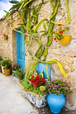 Marzamemi Köyü, küçük bir balıkçı köyü Sicilya İtalya
