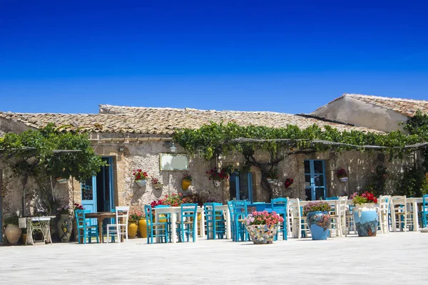 Villaggio Marzamemi Piccolo Villaggio Pescatori Sicilia — Foto Stock