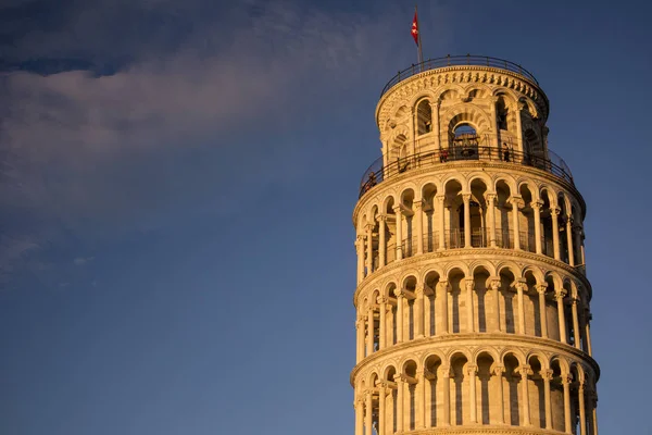 Vista Famosa Piazza Dei Miracoli Pisa Itália Tarde — Fotografia de Stock