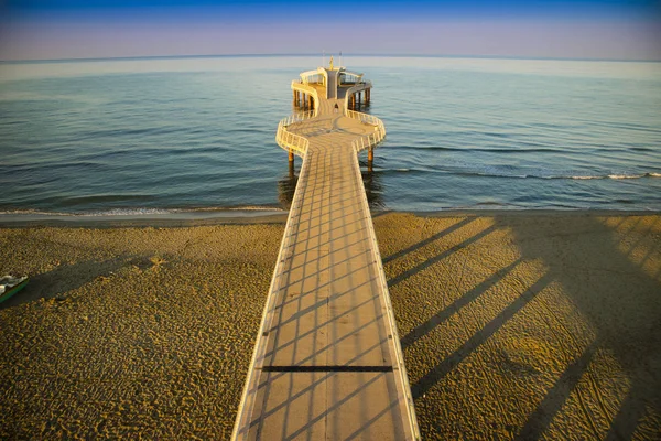 Vue Sur Jetée Lido Camaiore Versilia Toscane Italie — Photo