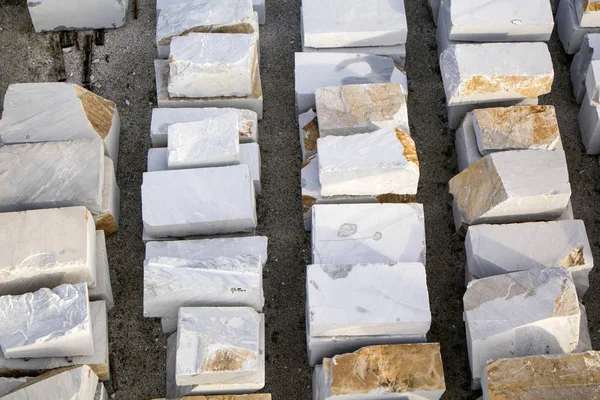 Aerial View Area Used Marble Warehouse Awaiting Processing — Stock Photo, Image