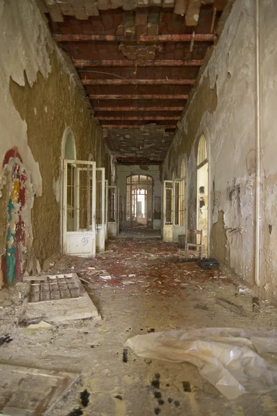 Remains Old Phychiatric Hospital Complete Abandonment — Stock Photo, Image