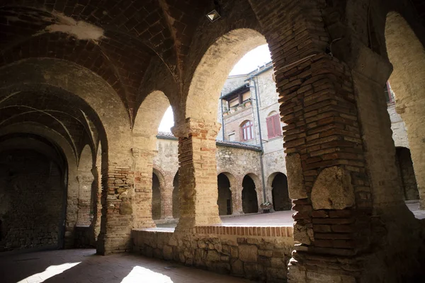 Pohled Dovnitř Místa Uctívání Chiostro Suvereto Toscana — Stock fotografie