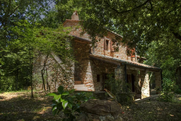 Recuperación Edificios Viviendas Construidas Arquitectura Estilo Toscano —  Fotos de Stock