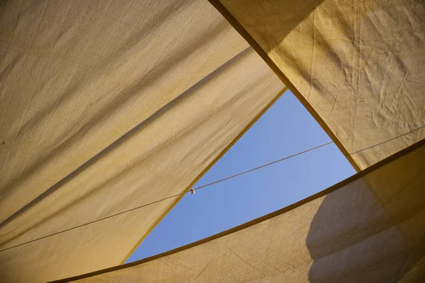 Point Protected Sunlight Use Oblique Curtains — Stock Photo, Image