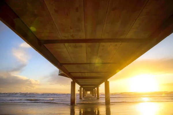 View from under the pier — Stock Photo, Image