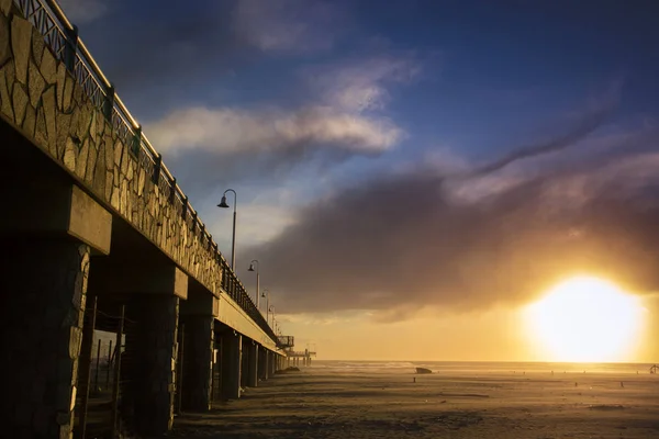 Pier of Marina di Pietrasanta — Stock Photo, Image