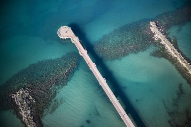Marina di Massa İtalya'nın iskele