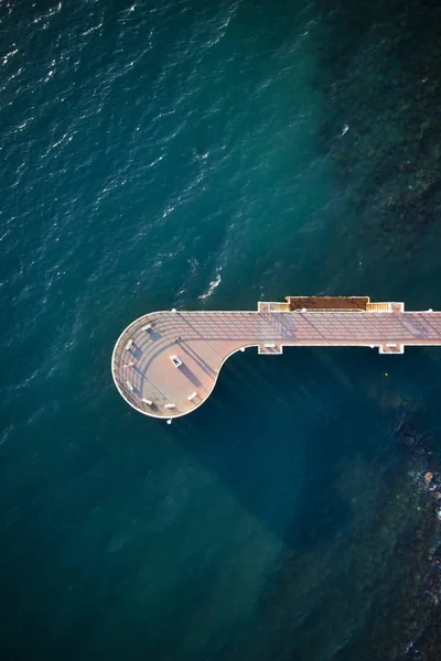 Pier of Marina di Massa Itália — Fotografia de Stock