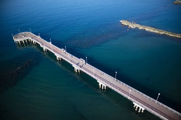 Molo di Marina di Massa Italia — Foto Stock