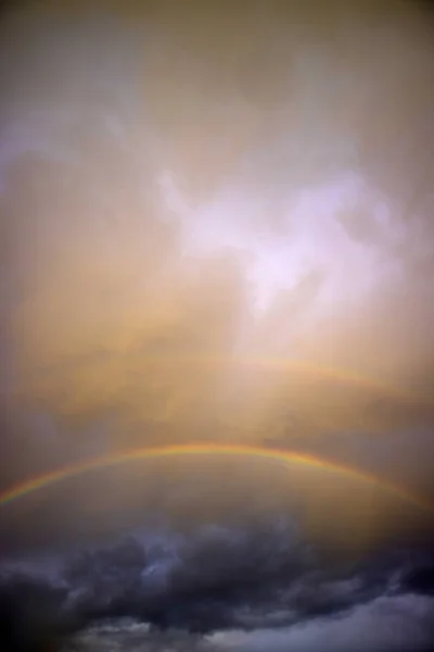 The rainbow after the storm — Stock Photo, Image