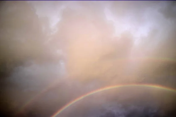 The rainbow after the storm — Stock Photo, Image