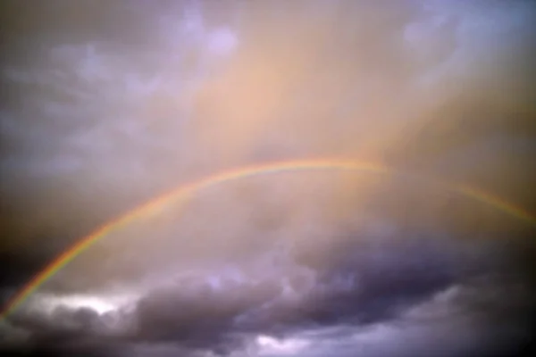 The rainbow after the storm — Stock Photo, Image