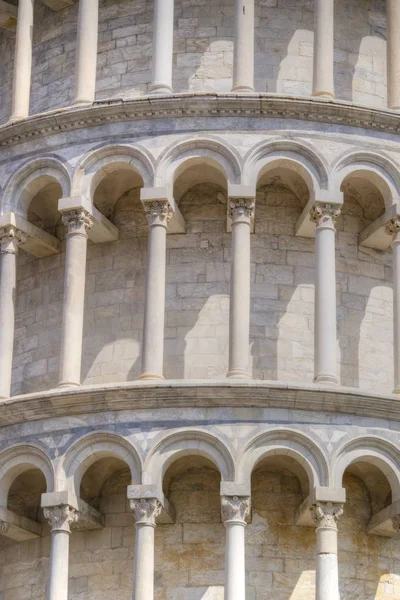 Detalhes da torre de Pisa — Fotografia de Stock