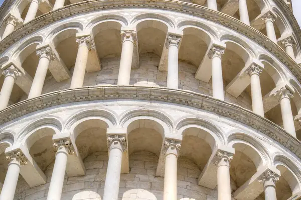 Detaljer för tornet i Pisa — Stockfoto