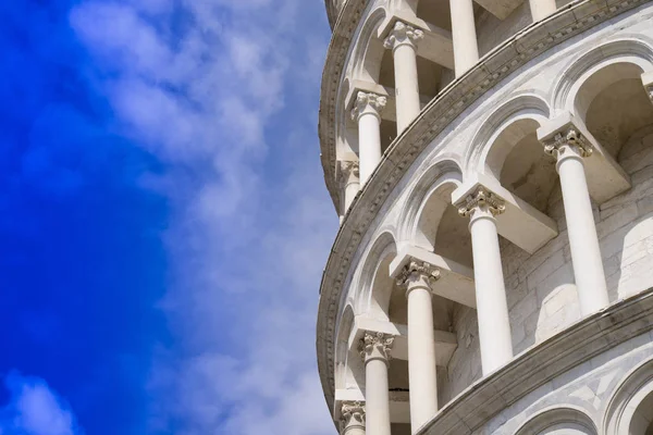 Detalhes da torre de Pisa — Fotografia de Stock