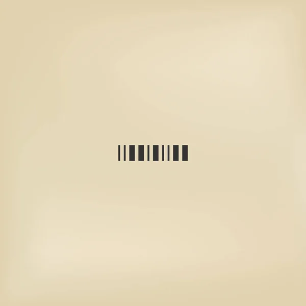 Abgestreifter Etikettencode Einfache Barcode Symbol Illustration — Stockvektor