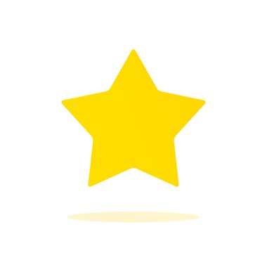 Sarı yıldız simgesi oy verin. Altın bookmarck işareti