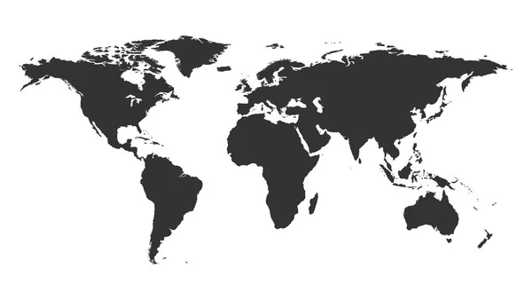 Миракарта Backgound Шаблон Изолированные Карта Мира Силуэт — стоковый вектор