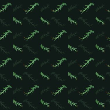 Sorunsuz çiçek desenli. Karahindiba öğeleri arka plan. Bitki doku tasarımı için