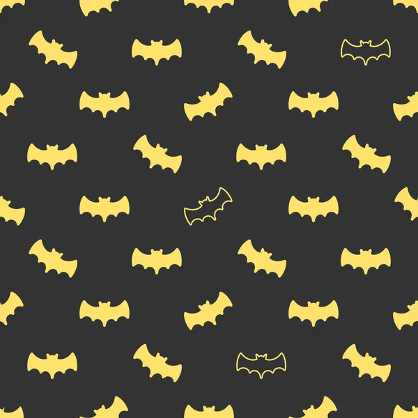 Seamless Pattern Bats Tileable Illustration Wrap Cloth Background — Stock Vector