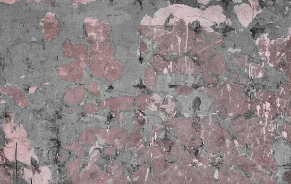 Oude Gebarsten Interieur Wand Grunge Textuur Achtergrond — Stockfoto